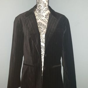 Black Velour Blazer